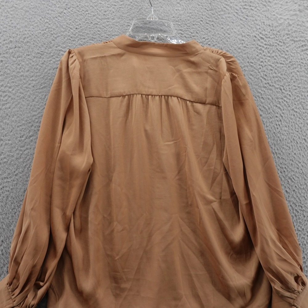 Banana Republic ππHost Pick1/5ππ Volume Sleeve Tan Blouse - Picture 6 of 13